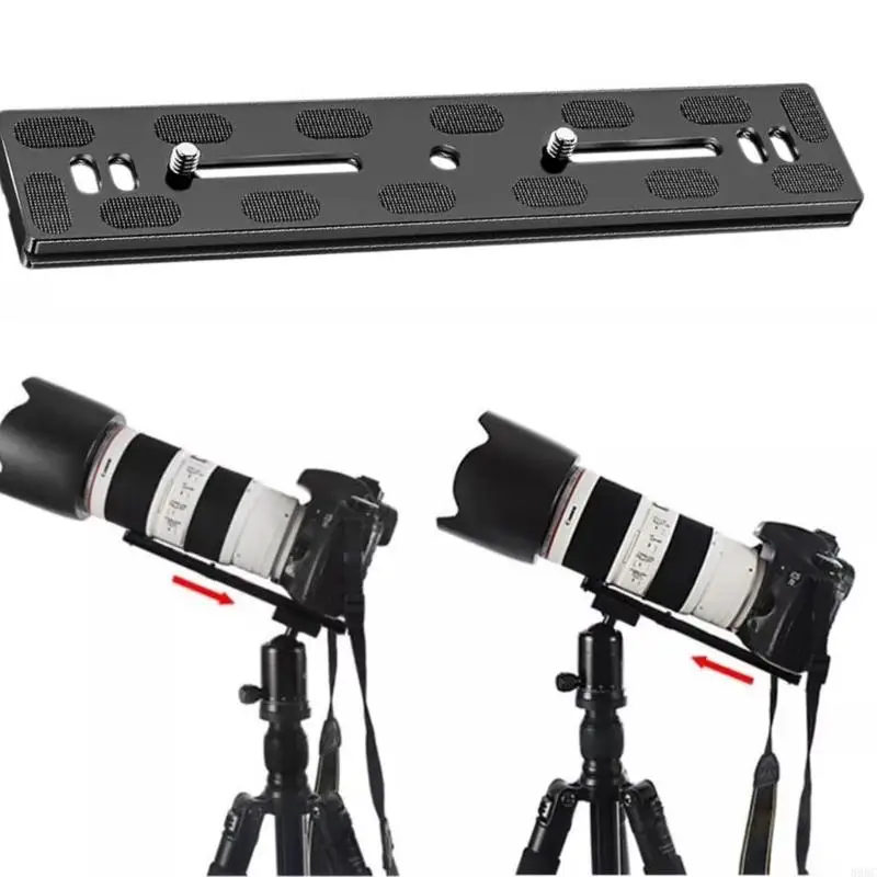 

Aluminum Quick Release Clamp Plate Tripod Monopod Mount Adapter Dslr Camera Plate 1/4inch Screw for Camera Videographers 896C