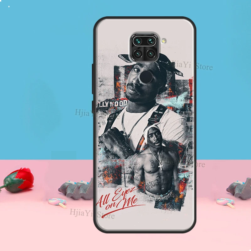 Tupac 2Pac Amaru Shakur Case For Redmi Note 8 9 10 11 12 Pro Plus 10S 11S 12S Cover For Redmi 9C 10A 10C 12C Coque