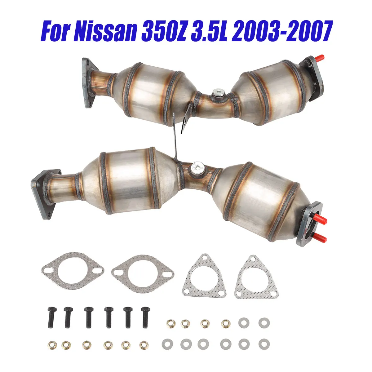 Exhaust system Front Catalytic Converter For Infiniti FX35/G35/M35 /For Nissan 350Z 2003-2007 Left&Right US