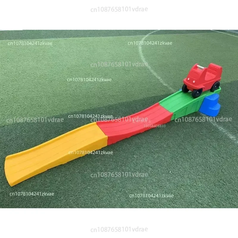 Three-section sliding lane rail car slide Trolley sliding sled slide slide