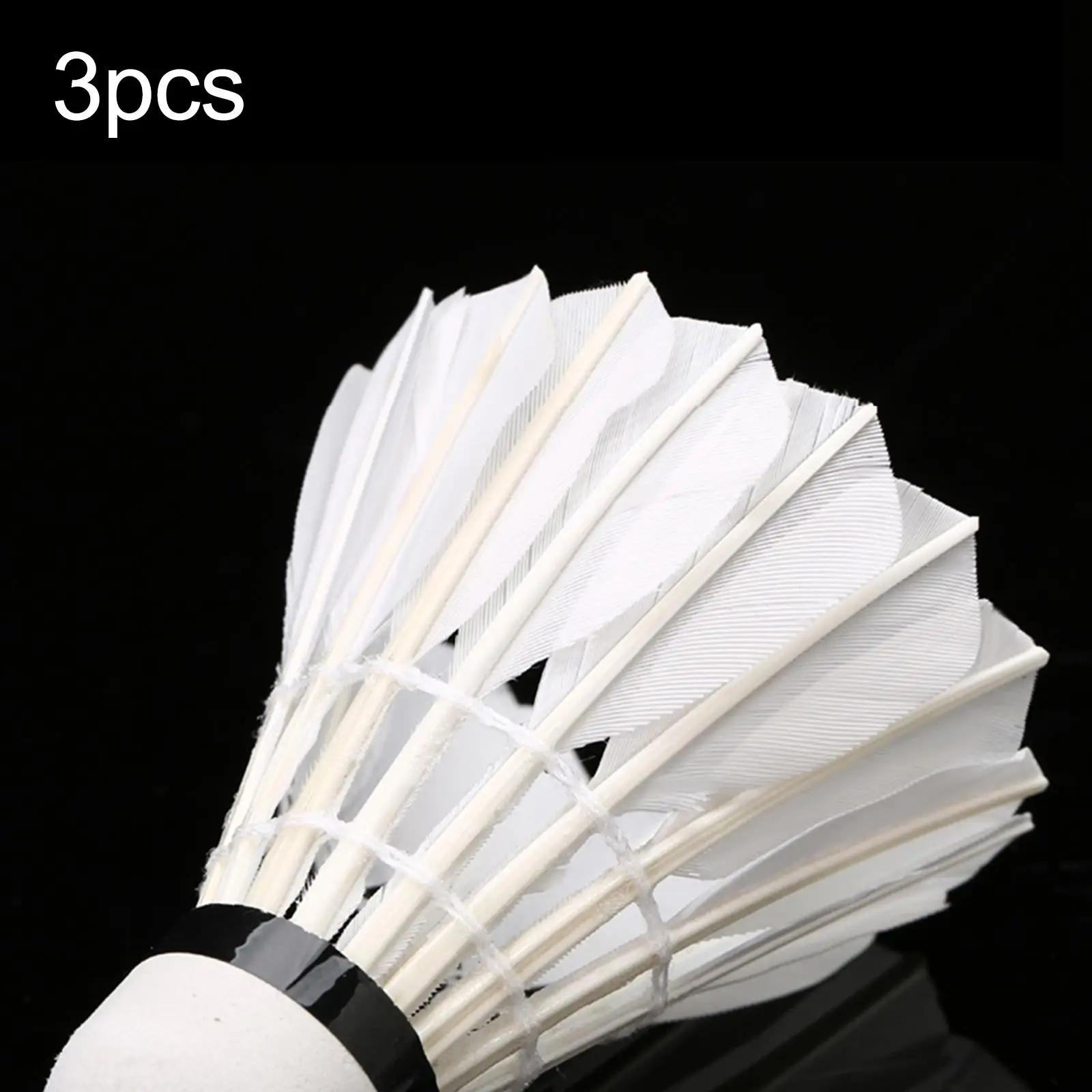 3Pcs Badminton Shuttlecocks Duck Feather Professional Durable Badminton Ball