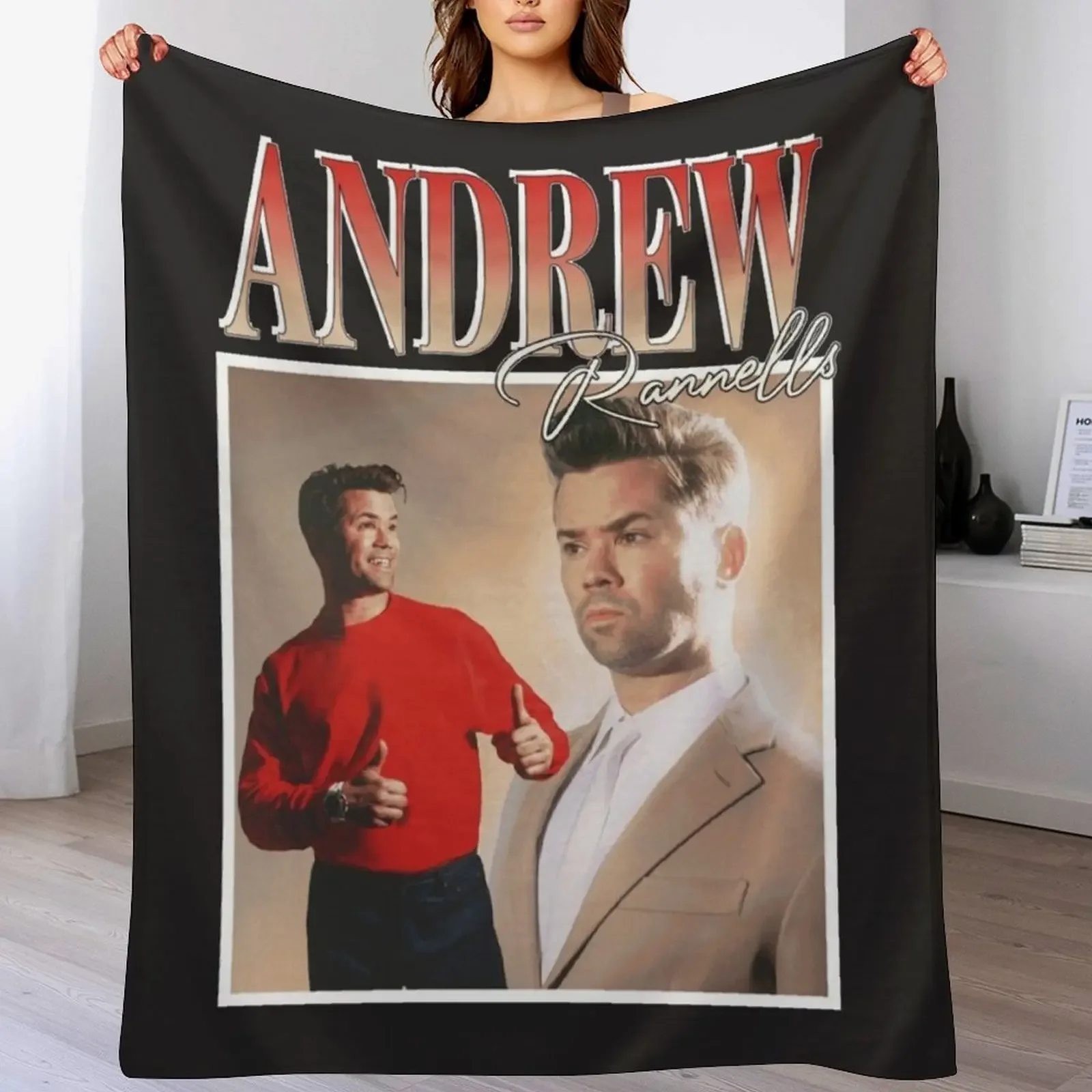 

Andrew Rannells Throw Blanket Durable Warm Blanket for Daily Home Use