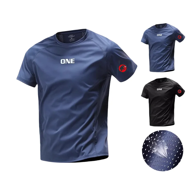 

MAMMJUDX Men's Loose Fit ort Sve T-irt Qui Dry Sport Fitn Running Summer Youth Sle round Ne CleanFit Design