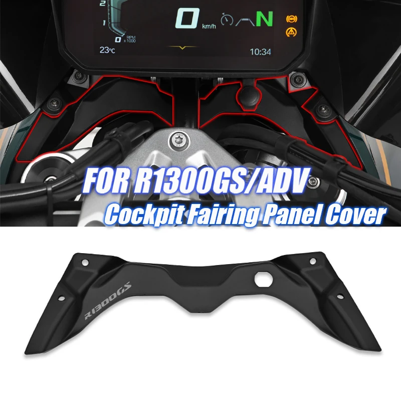 Para BMW R1300GS R1300 GS Adventure R 1300 GS 2023-2025 cubierta de Panel de carenado de cabina protector de horquilla accesorios Deflectores de corriente ascendente