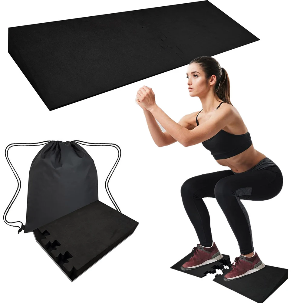 Squat Wedge Block Non-Slip Slant Board Squat Weight Lifting Wedges Yoga Wedge Block for Squats Calf Stretches Weightlifting