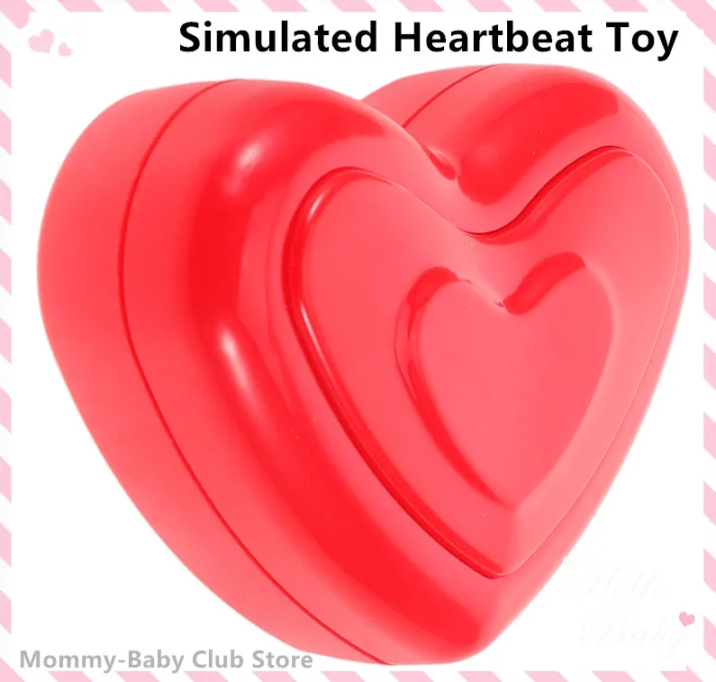 Heartbeat Pet Toy Doll Accessories Simulated Heartbeat Box for Pet Plush Toy with Lifelike Heartbeat Accompany Gift Pet Gifts