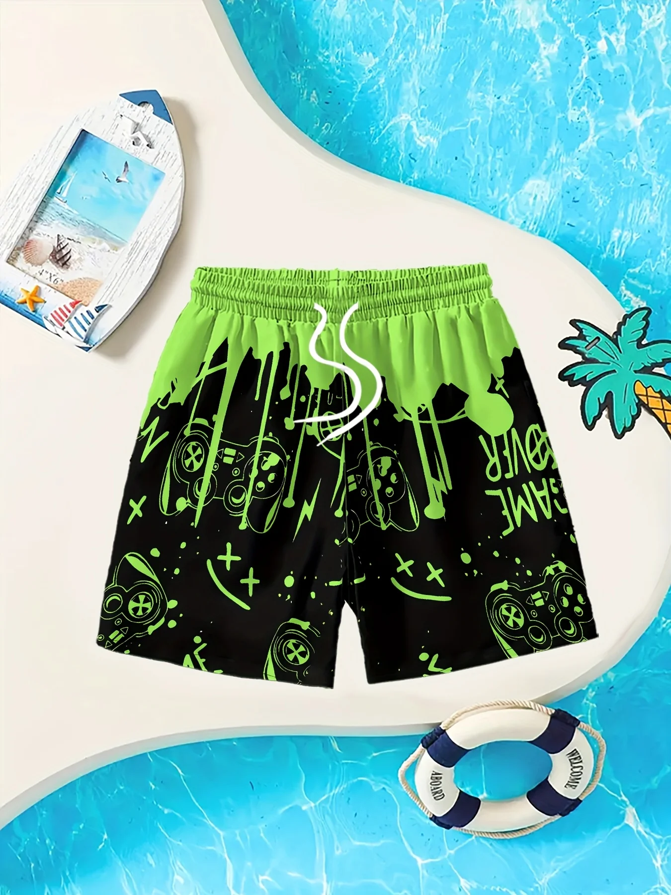 

2026 летние новые мужские шорты, дышащие, легкие, повседневные и модные уличные мужские брюки с 3D принтом