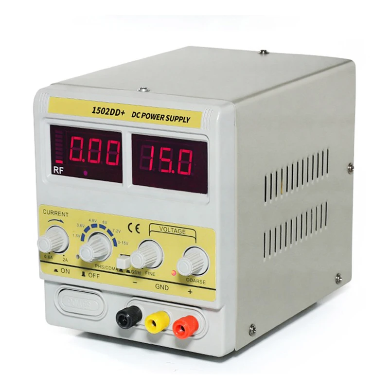 1502DD + alimentatore per riparazione di comunicazione del telefono cellulare alimentatore regolabile completo 15 v2a con Usb Rf