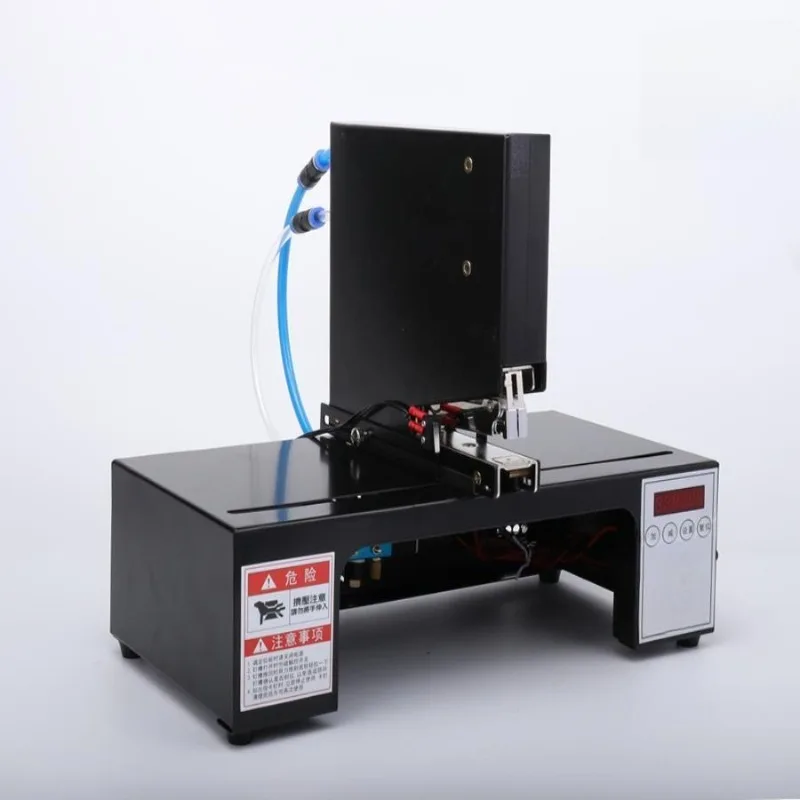 Fast single- pneumatic stapler, automatic electric binding machine for hook-type paper boxes