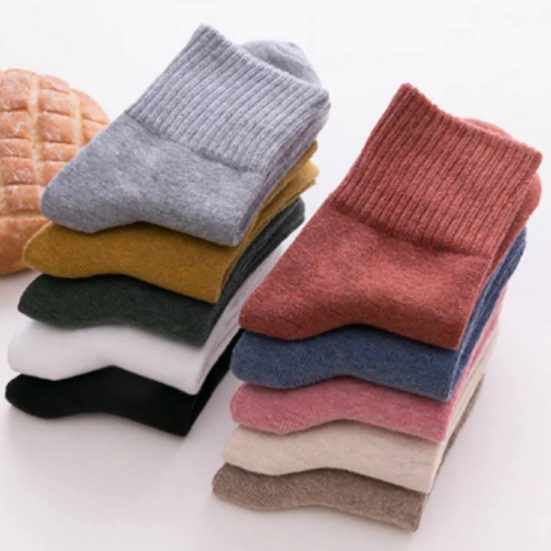 4Pair/lot New Women's Socks Solid casual women's socks