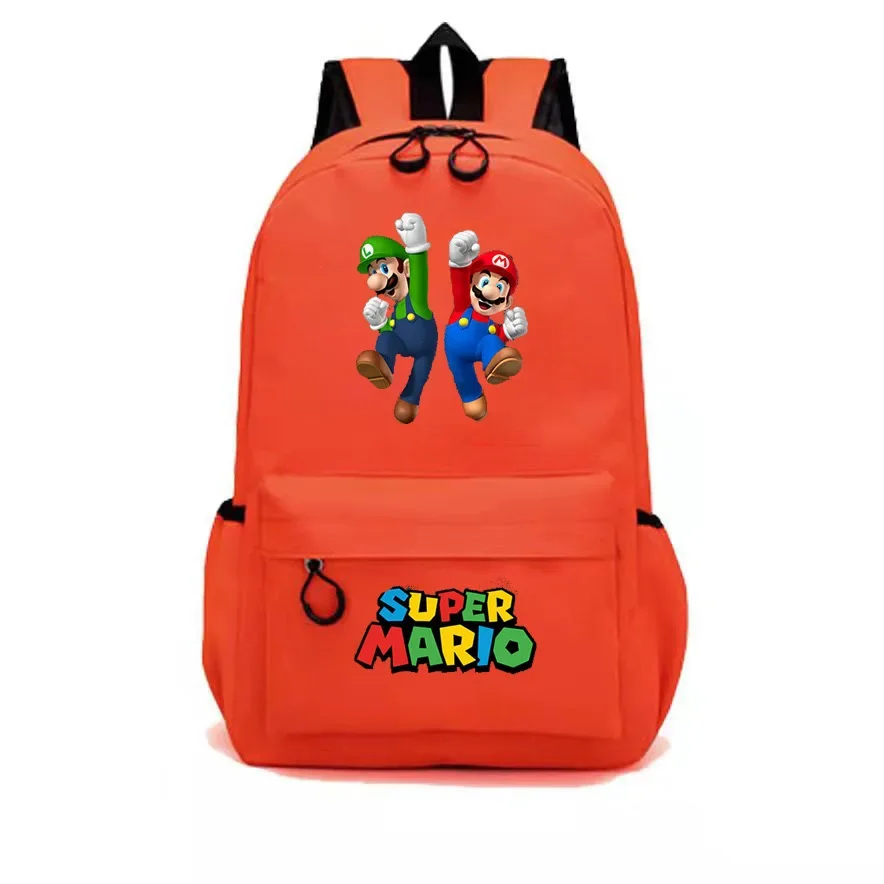 Mochila de juego de Super Mario Para estudiantes de primaria y secundaria, Bolsa Escolar de gran capacidad con dibujos animados, novedad