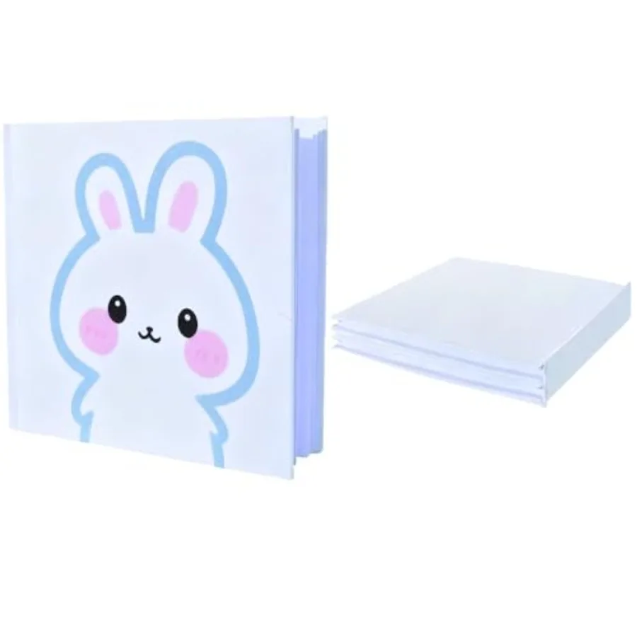 

White Blank Books 160GSM Blank Hardcover Book to Write Stories Hardcover Sketchbooks for Students DIY Make Your Own Book Blank