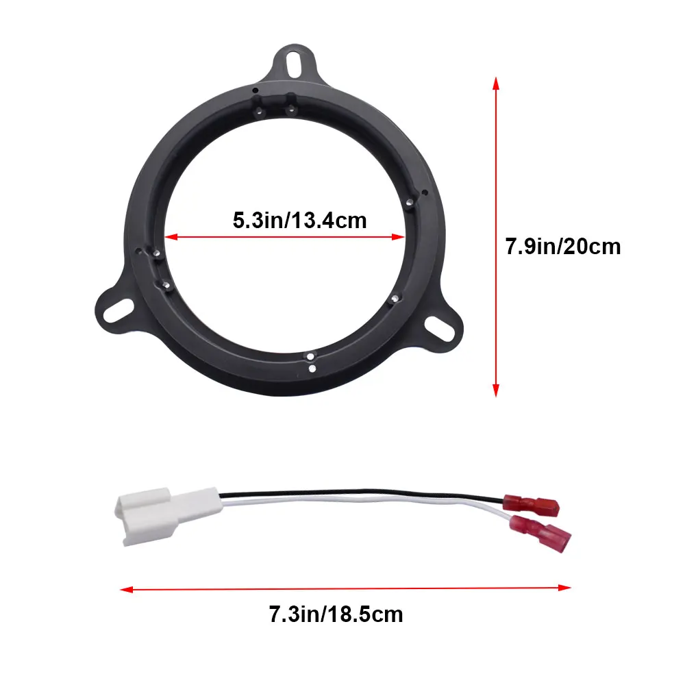 2Pairs 6.5inch Car Speaker Adapter Board And Wiring Harness For Nissan Frontier / Altima For Suzuki Equator For Infiniti Q45 I30