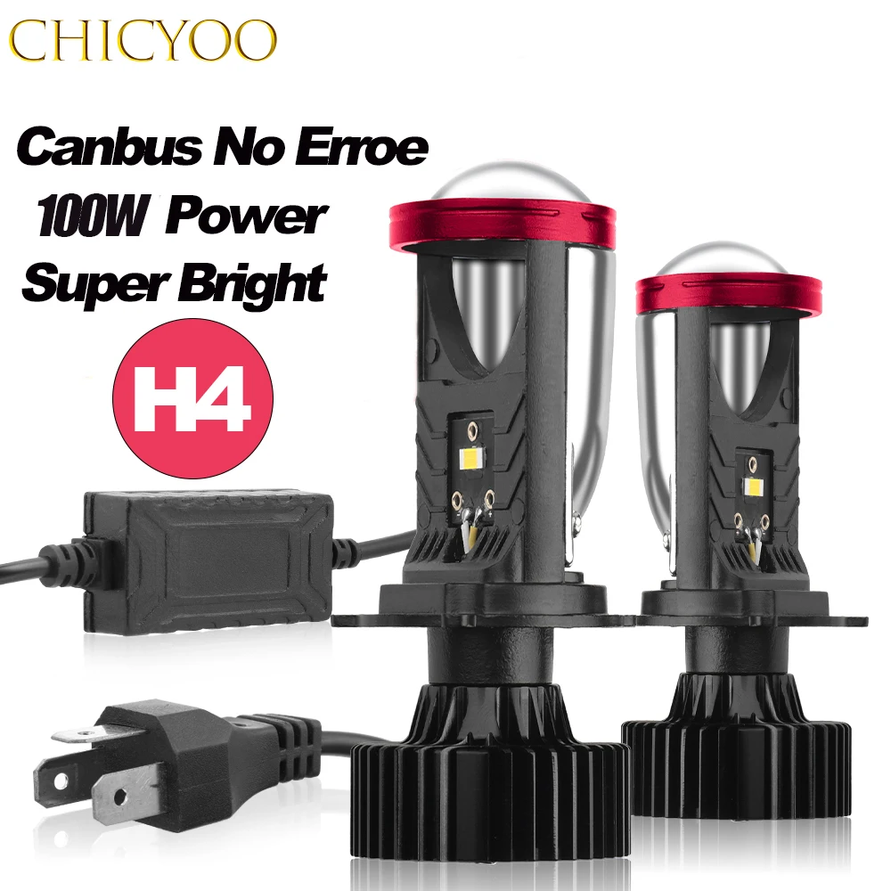 2Pcs 100W H4 Super …