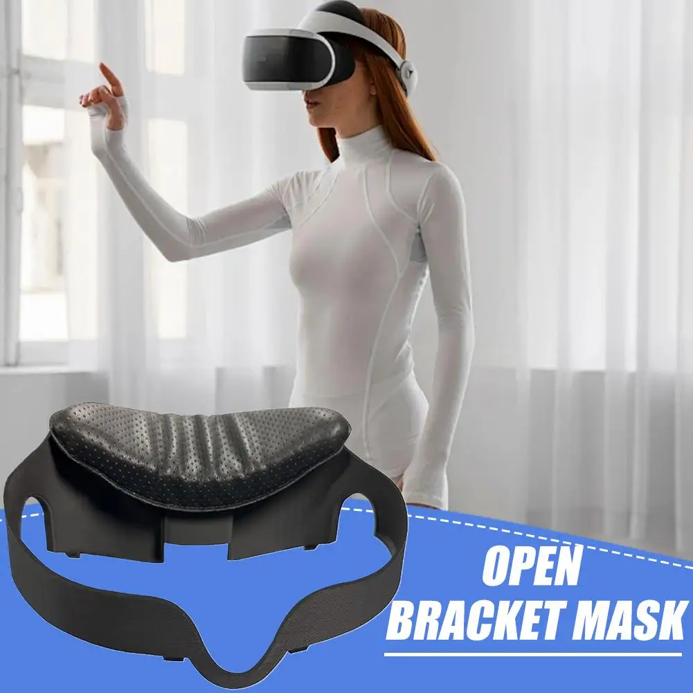 Face Cover Pad for Oculus Quest 3 PU Leather Soft Breathable Foam Cushion For Meta Quest 3 Decompression Relief Accessory