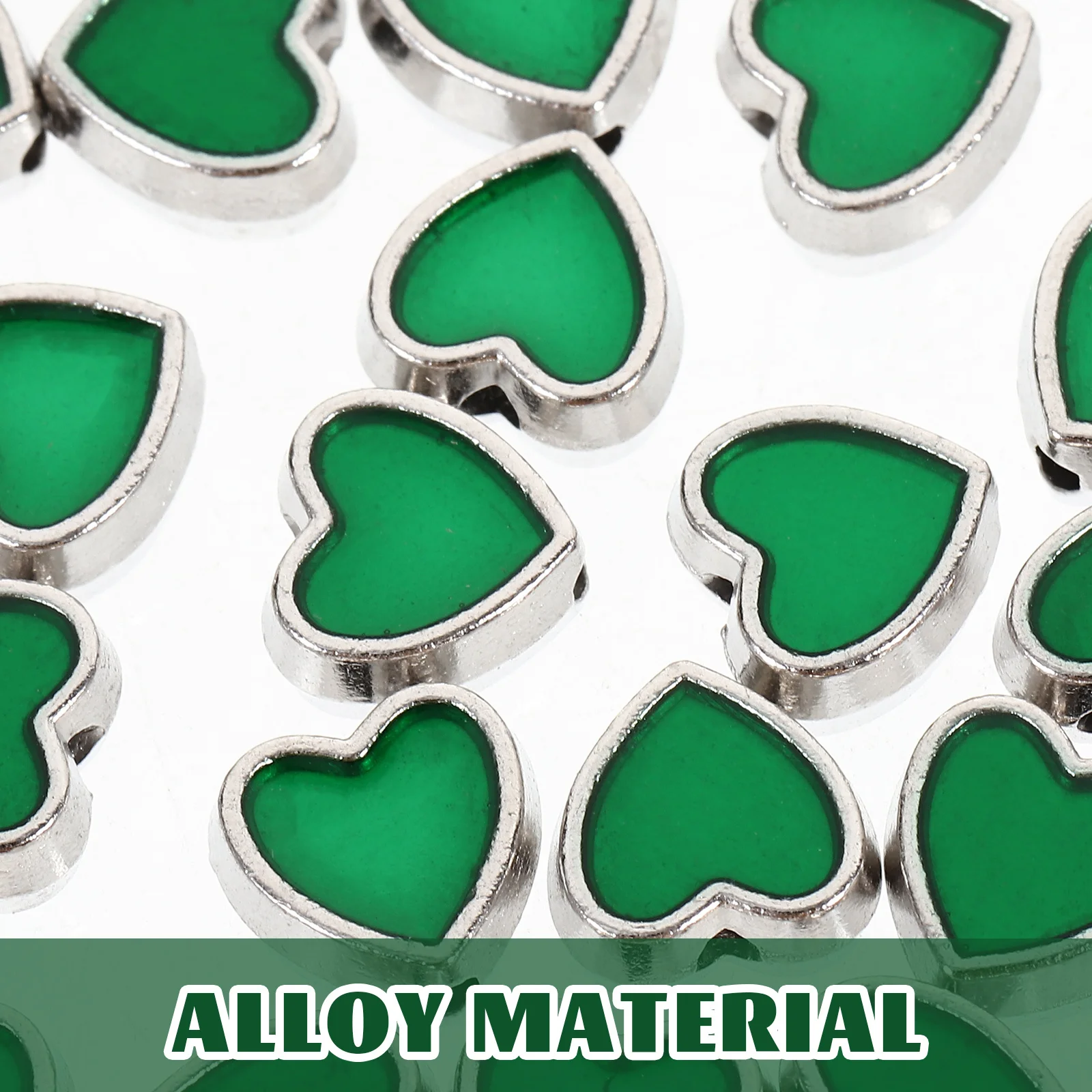 

100 шт., бусины-разделители в форме сердца, сплав, сделай сам, свободные бусины для ожерелья и браслета, комплект для изготовления ювелирных изделий, наборы для бисера, комплект ожерелья из бисера