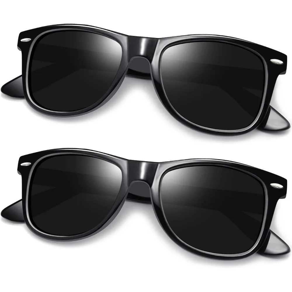 

Lunettes de soleil carrées polarisées avec protection UV pour hommes et femmes à la mode