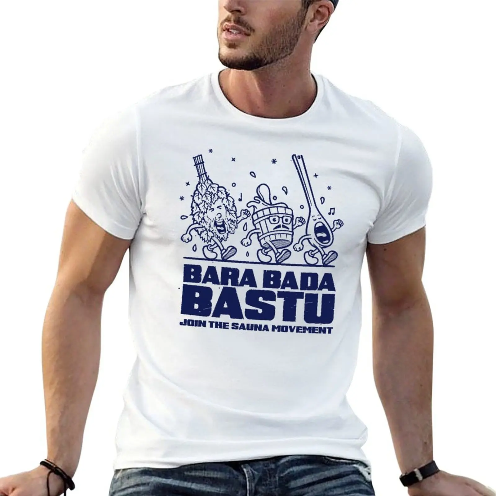 

Bara bada bastu T-Shirt man t shirt luxury funny t shirts cotton T-Shirt