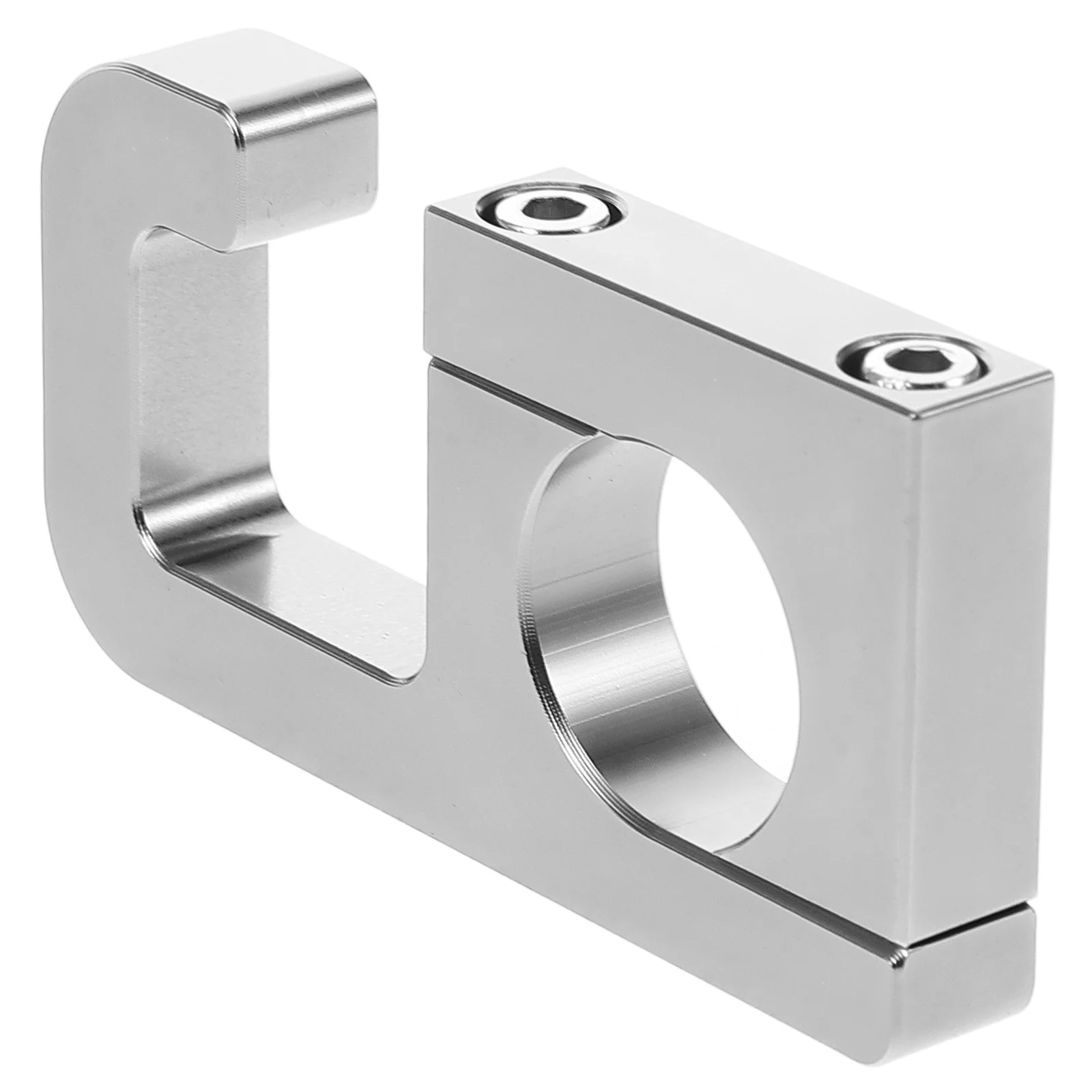 

Вешалка для электрического скутера, крючок из алюминиевого сплава, держатель руля мотоцикла, универсальный, подходит для электронных велосипедов, скутеров, серебристый