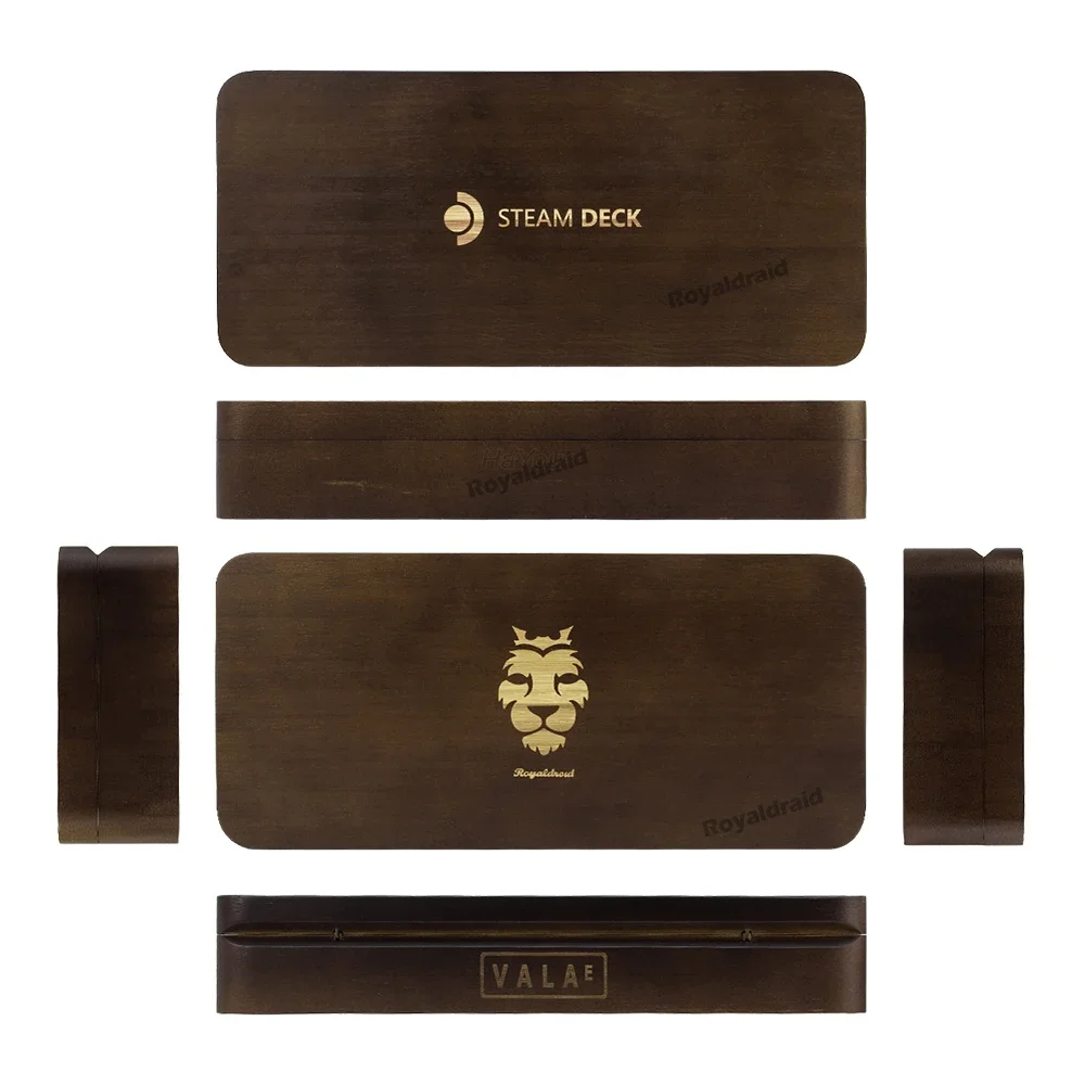 High-end Exquisite Wooden Magnetic Hard Storage Table Box For Steam Deck Anti-drop Shockproof Unique Style Storage Holder Case