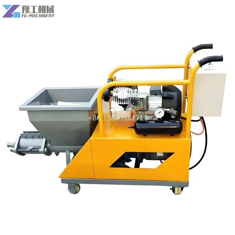 220v 380v Mortar Spraying Machine Electric Wall Mortar Sprayer Construction Cement Plastering Mortar Plaster Spraying Machine