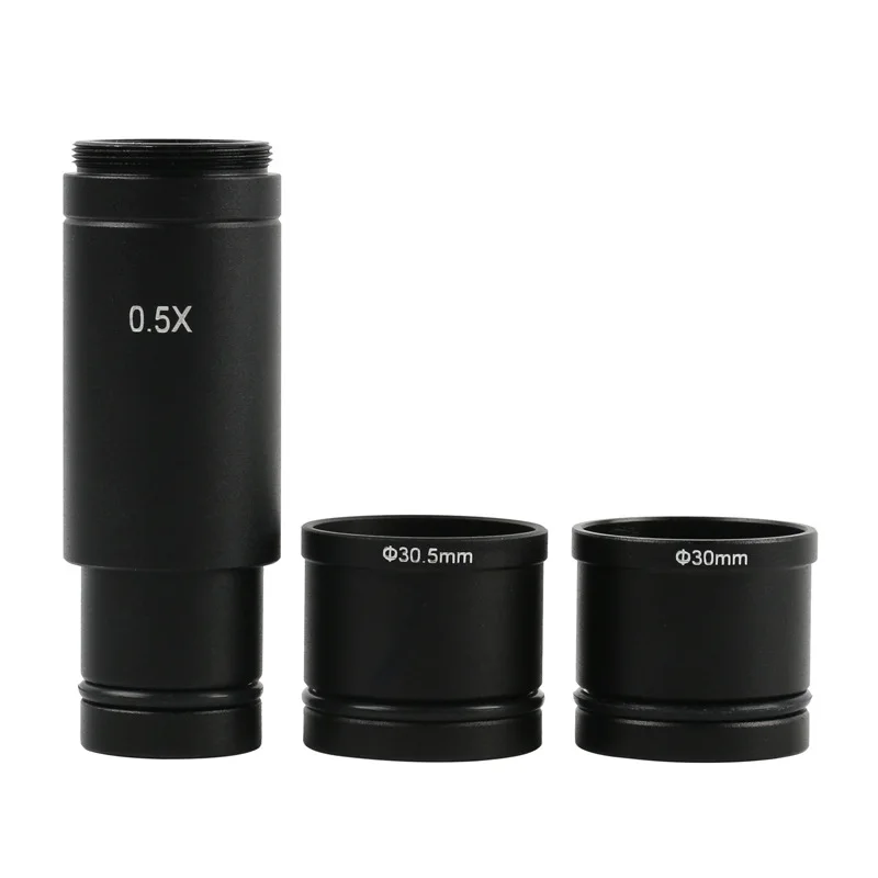 0.4X 0.5X 1X Digital Microscope Adapter 23.2mm to C Interface Industrial Camera Adapter