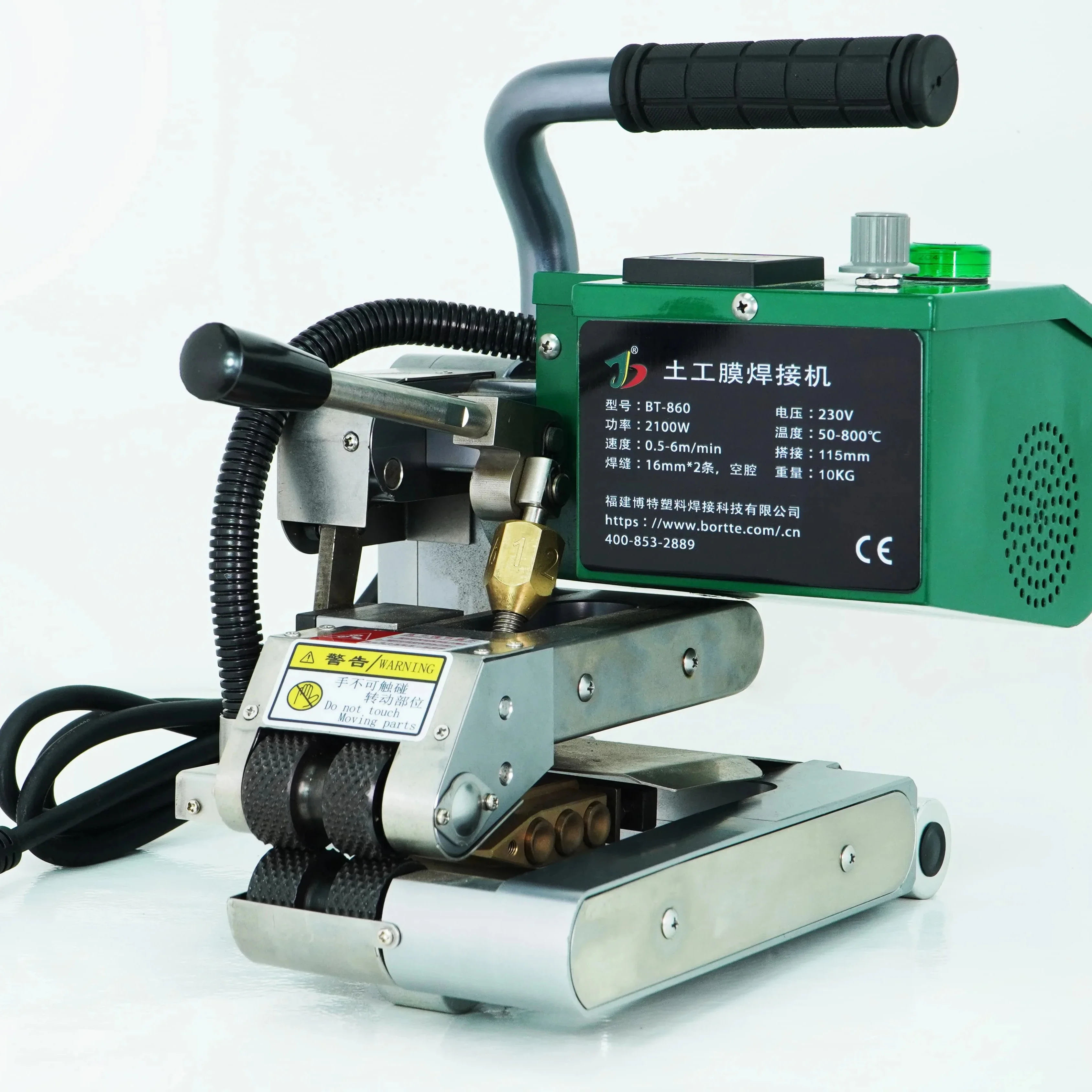 

Automatic Climbing Welder Hot Wedge Welding Machine for Geomembrane Thermal wedge structure Waterproof Welder