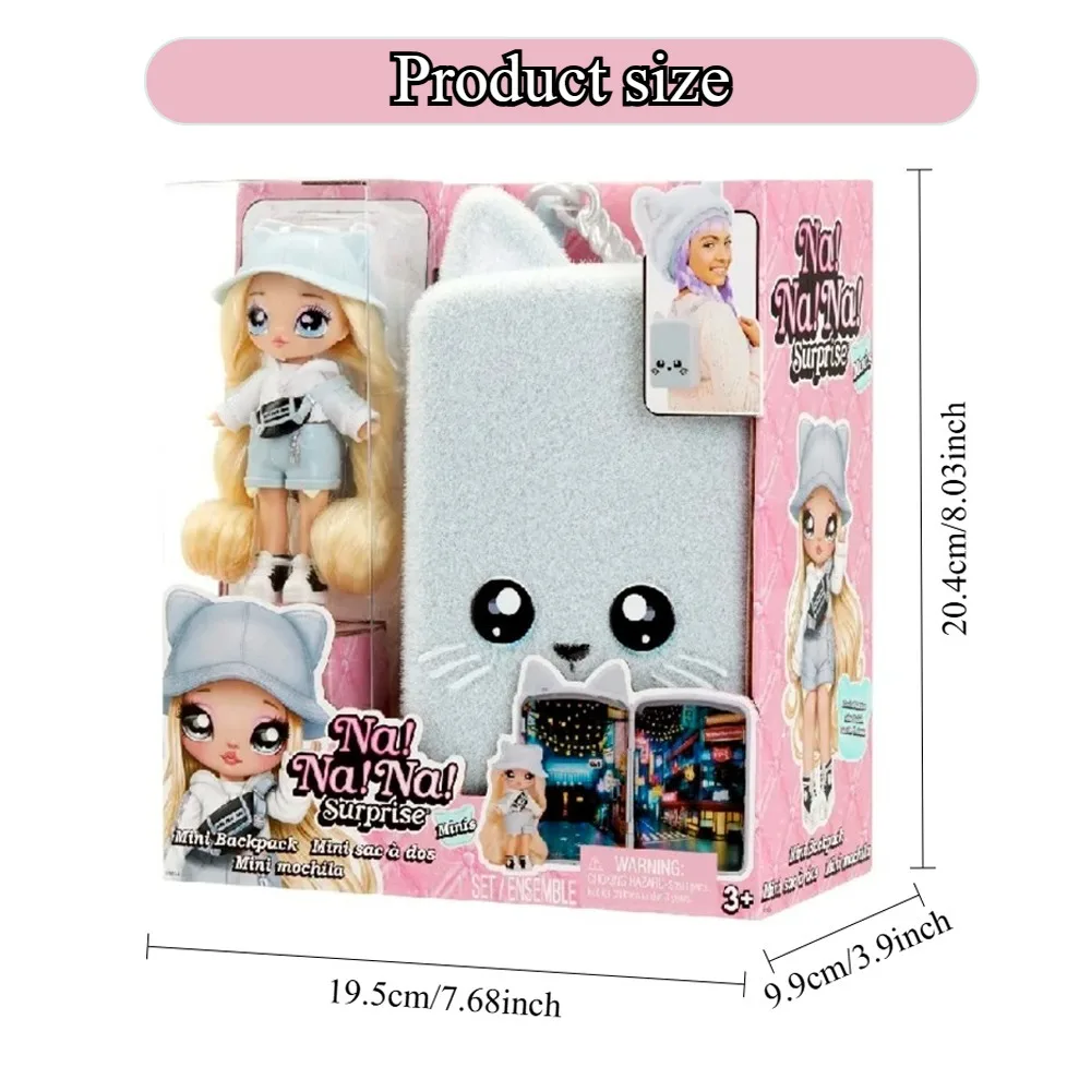 Surprise Nanana Mini Backpack Set Cotton Doll Fashion Dressup Dolls Accessories Girls Play House Toys Surprise Backpack Dolls