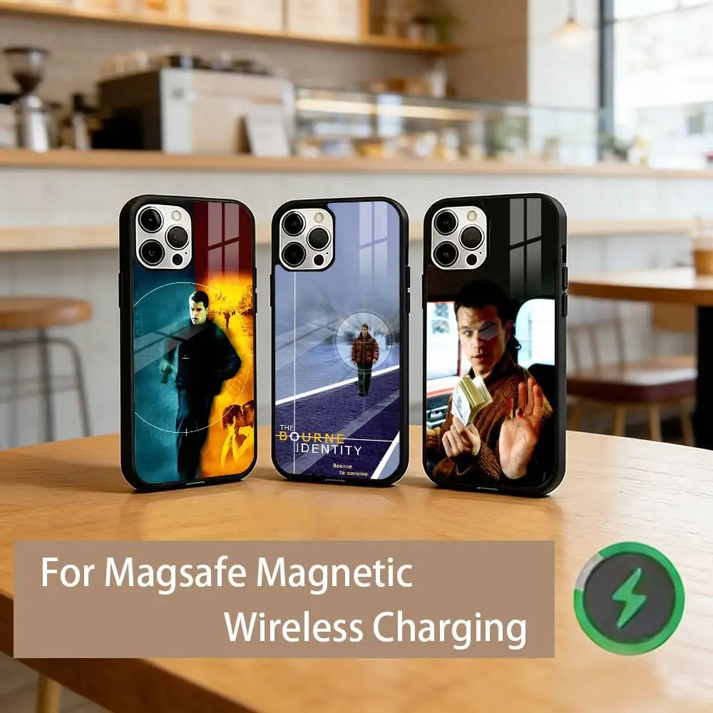 

The B-Bourne Identity Movie Phone Case For iPhone17,16,15,14,13,12,11 Plus,Pro Magnetic with Magsafe Wireless Charging