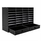 PVC 32 Slots Shelf Organizer Desk Accessories for Folders File Mail Sorter Rack