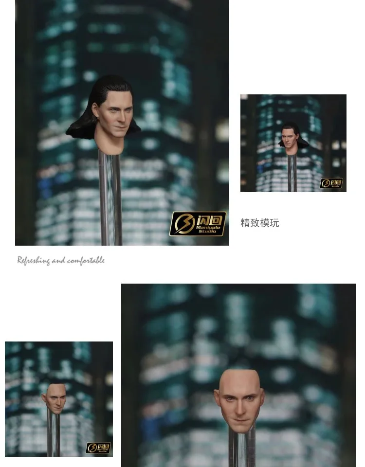 1/12 SCHAAL Tom Hiddleston Dubbele Head Sculpt Jas Schoenen Set Model Fit 6 ''SHF Mannelijke Soldaat Action Figure Body poppen