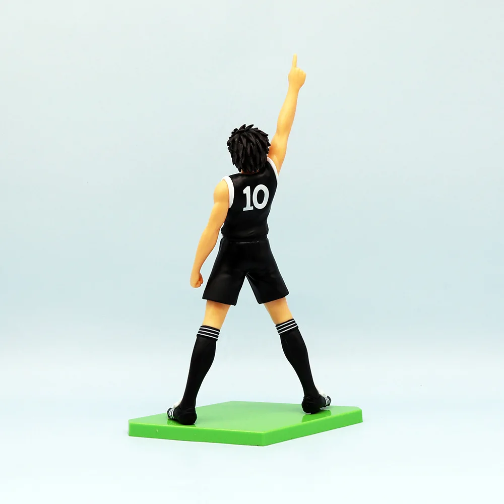 3 pçs capitão tsubasa anime figura ozora tsubasa figuras de ação hyuuga wakabayashi/kojirougenzou estatueta coleção modelo brinquedos