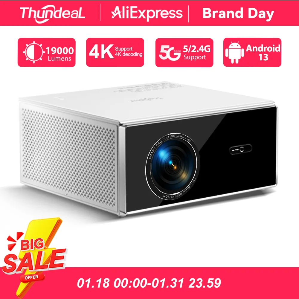 مراجعات ونصائح حول مشروعور ThundeaL 2K 4K Full HD 1080P TDA7W: تجربة ممتعة مع Space Engine على Android