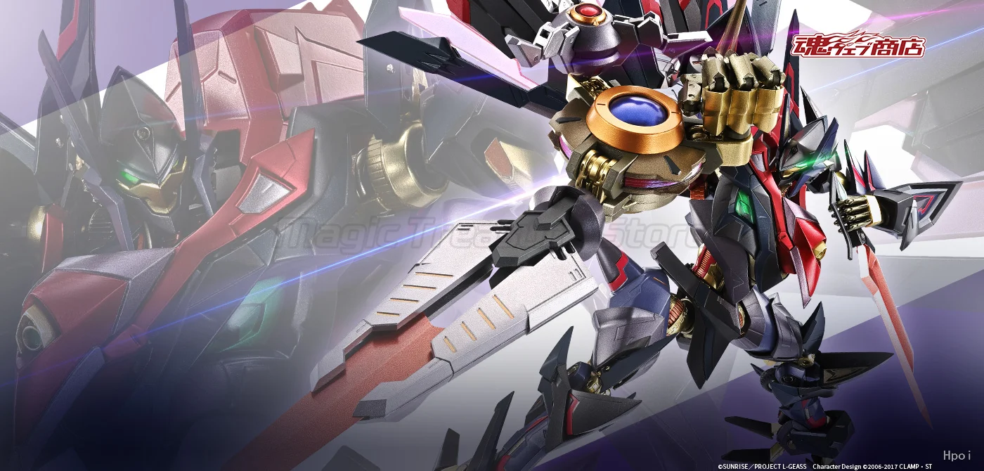 【MT】Original BANDAI SPIRITS METAL BUILD CODE GEASS Pure Almaria – PURE ELEMENTS GUREN – Fertiges Mecha-Actionfiguren-Modellspielzeug