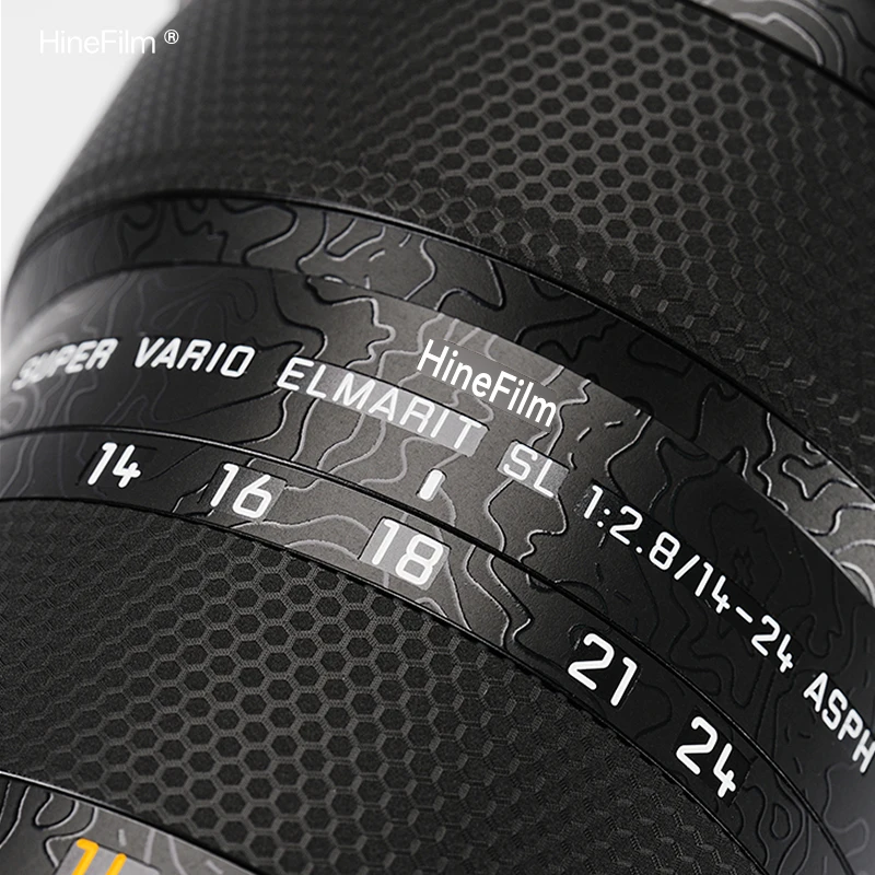 라이카 SL 14-24 F2.8 ASPH 렌즈 스티커 용 Hinefilm 스킨 라이카 14-24F2.8 보호 데칼 스킨 용 14 24 랩 커버