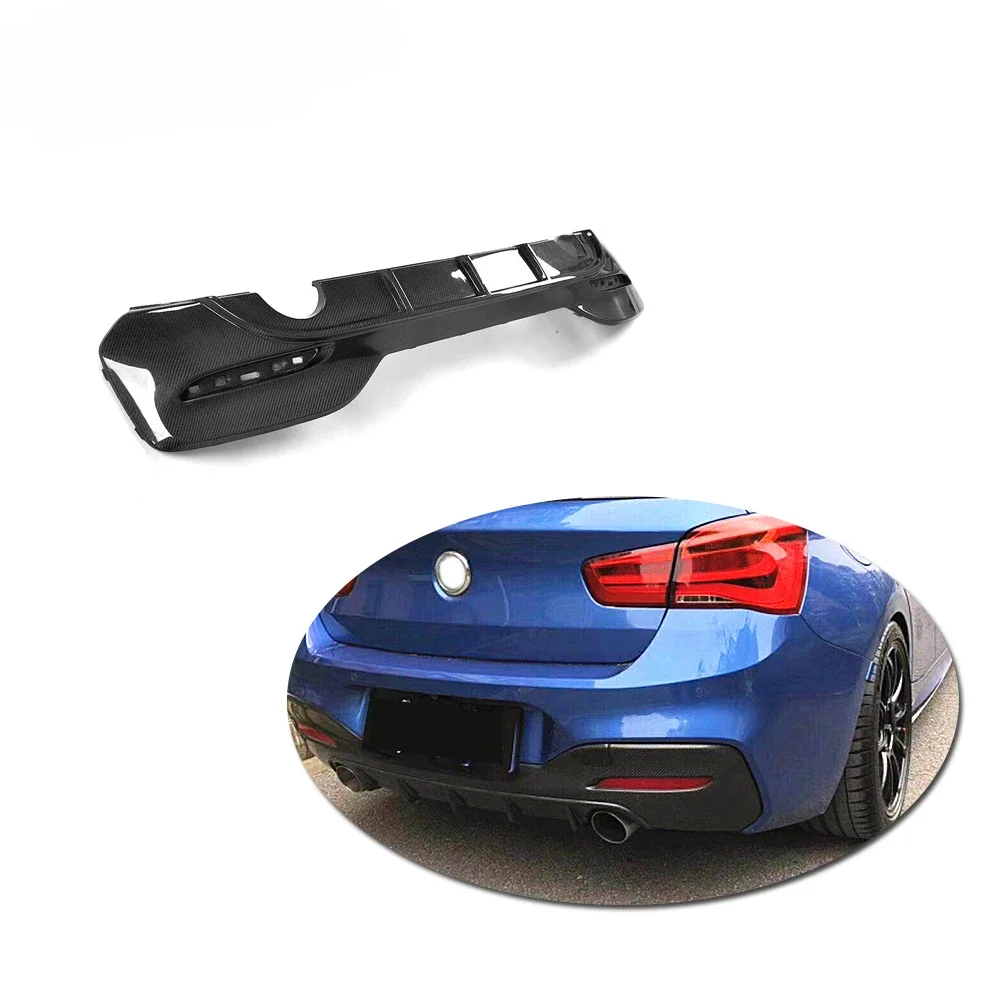 Carbon fiber 1 Series F20 M Sport rear bumper diffuser  for BMW 120i  2016-2018