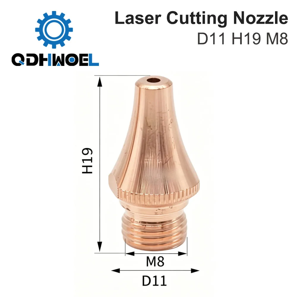 BOCI BOCHU Laser Cutting Nozzle D11 H19 M8 Nozzles 3D Ceramic Ring For Pipe Laser Cut Head BLT BLT310T BLT421T BLT442T BLT461T