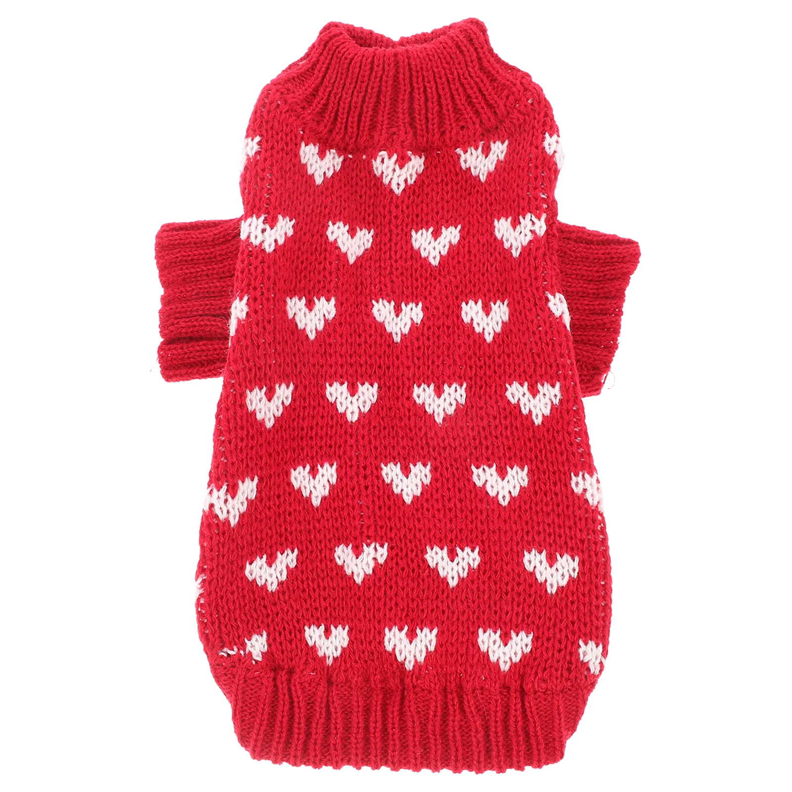 

Dog Sweater Warm Wear resistant Puppy Vest Outdoor Small Winter Costumes XS Knitted Pet Clothes Dog Sweater