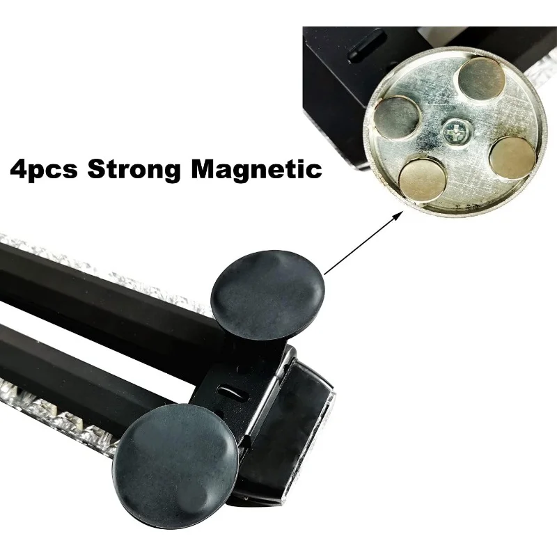 ES-318-6CAW 38.2 بوصة 78 شريط إضاءة Led ستروب مع قابس مغناطيسي وسجائر لسلامة سقف شاحنة السيارة - أبيض كهرماني مصنوع حسب الطلب