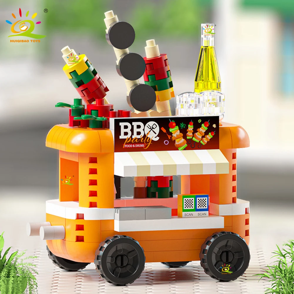 HUIQIBAO DIY Food Street View - Kids Toys Stores 评论和价格