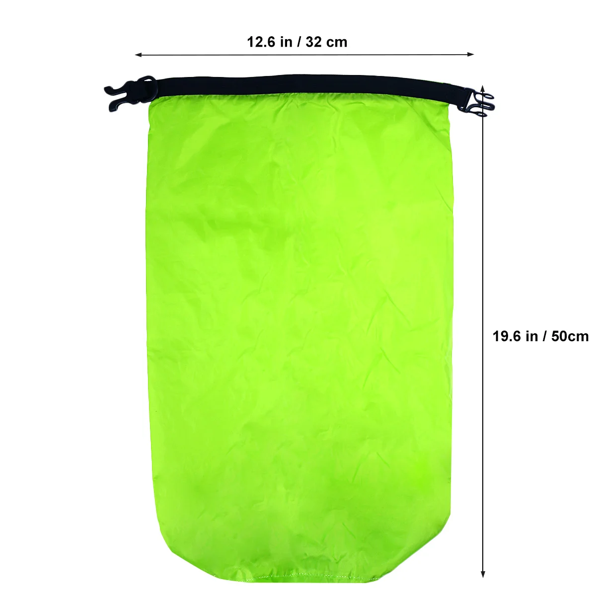 15L ضغط كيس جاف مقاوم للماء الثقيلة لفة الأعلى في الهواء الطلق التخييم المشي لمسافات طويلة كاياك الزورق تجمع حقيبة التخزين البرتقالي