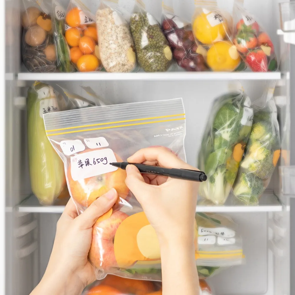 Refrigerator Storage Food Preservation Bag Reusable Fresh-keeping Vegetable Seal Bag Sealed Storage Food Grade Food Storage Bag