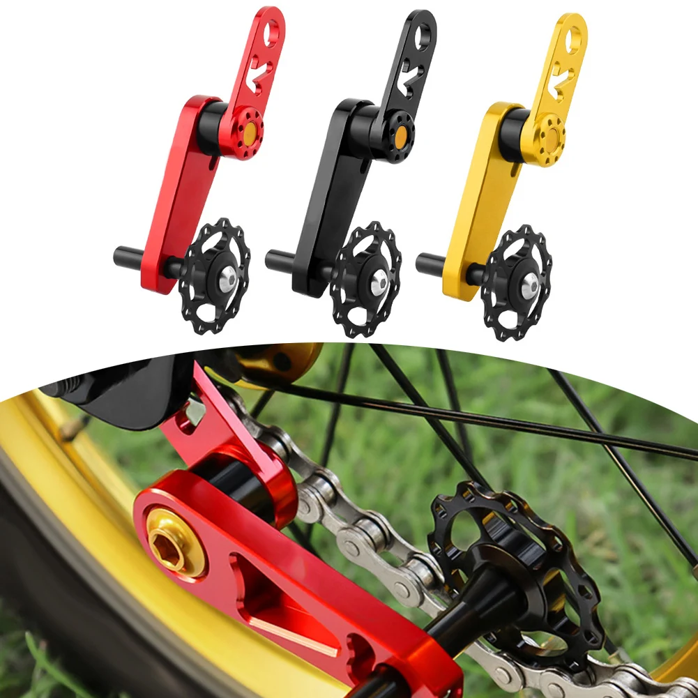 

Bike Chain Tensioner Rear Shift Chain Guide 113x53mm Single Speed Oval Chainring Converter Bicycle Seeker Accessories