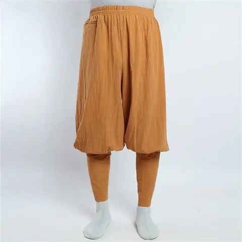 Summer New Cotton Linen Monk Pants Buddhist Zen Lay Trousers Traditional Chinese Bottoms Buddha Shaolin Monk Kung Fu Pants