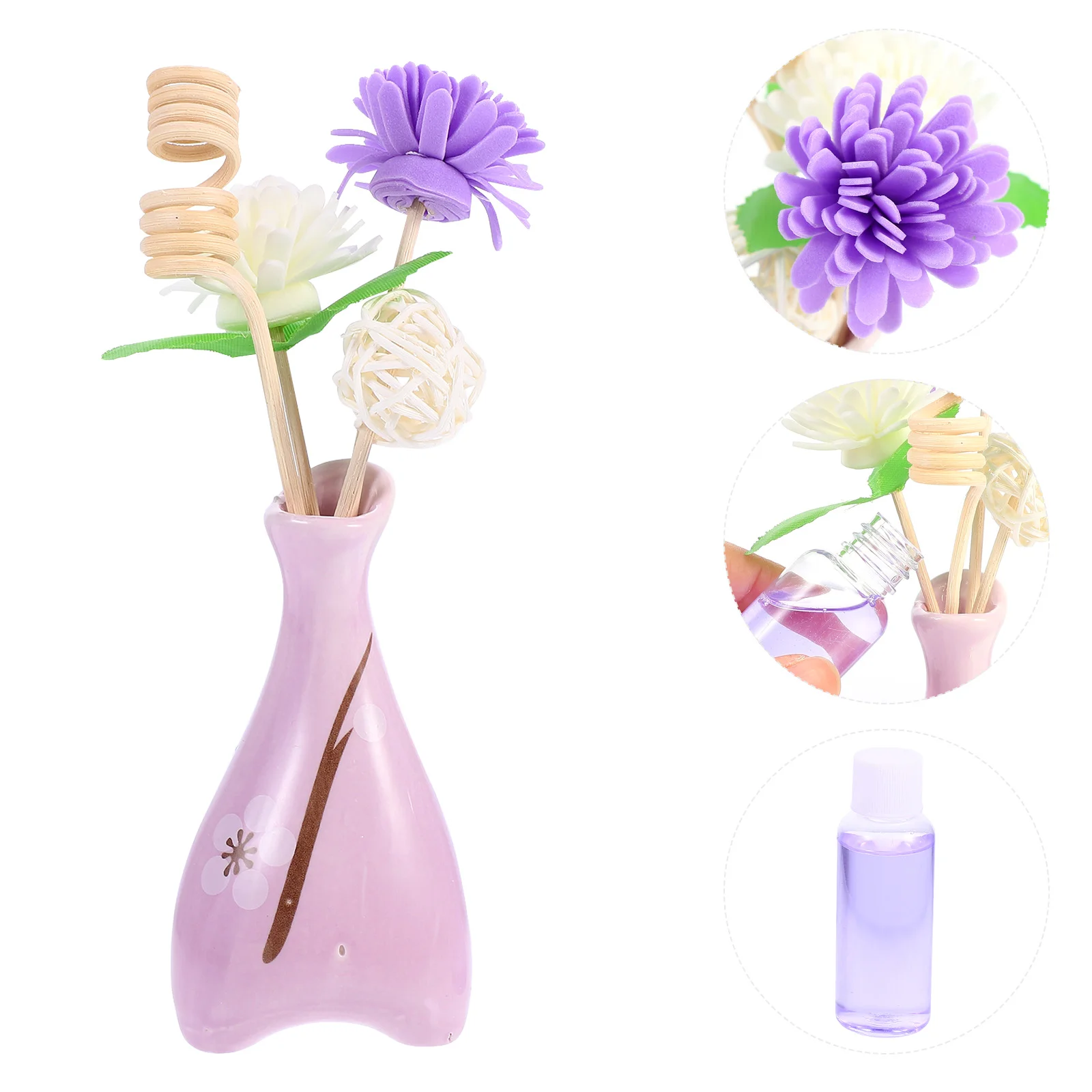 Aromatherapy Set Affordable Diffuser Pearlescent Ceramic Bottle Accessories Ceramics Essential Oil Hospital Decor