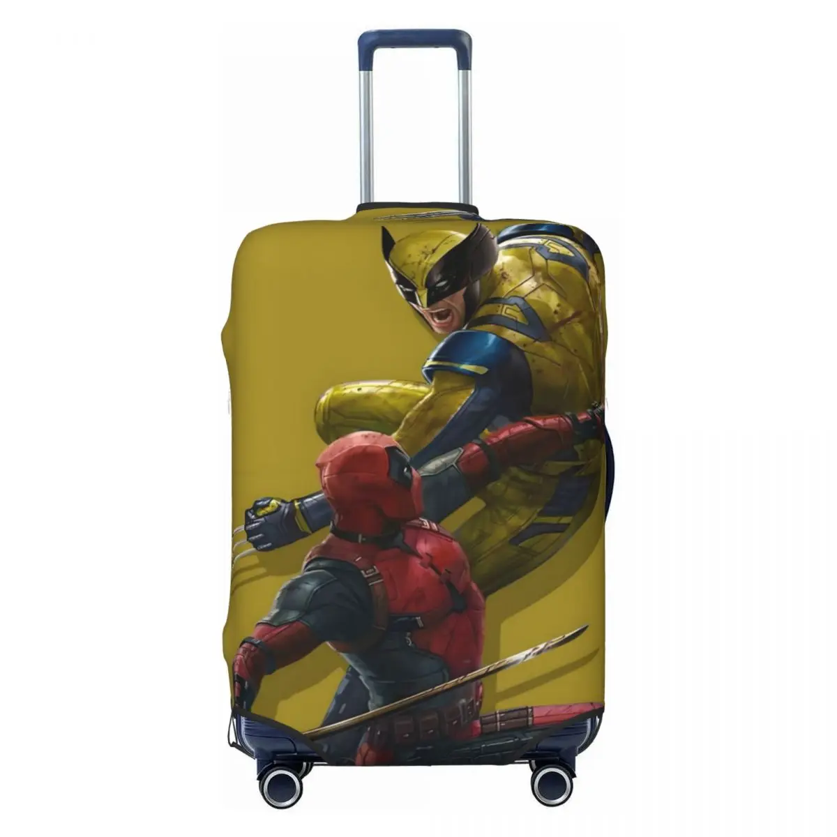 

Пользовательский чехол для багажа Росомаха, эластичный чехол для багажа с рисунком аниме, крутой супергерой, дорожный чемодан, защитные чехлы, подходит для 18-32 дюймов