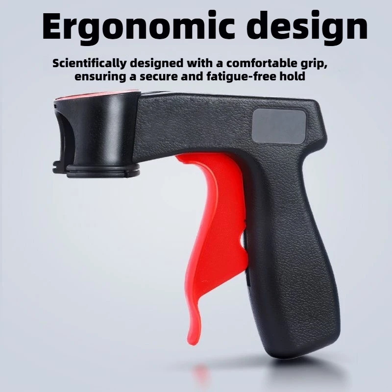 Hot Selling Plastic Portable Spray Paint Handle, Universal Reusable Car Color Changing Film Pasting Self Spraying Hand Spray Gun