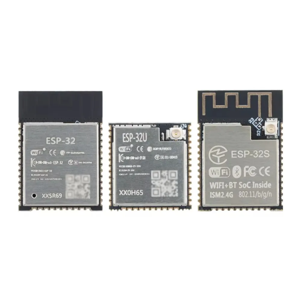 ESP32 ESP-32 WiFi+Ble Dual Core 32-bit 4MB 40MHz ESP-32U ESP-32E ESP-32U ESP-32S MCU Wifi Wireless Module PCB Antenna
