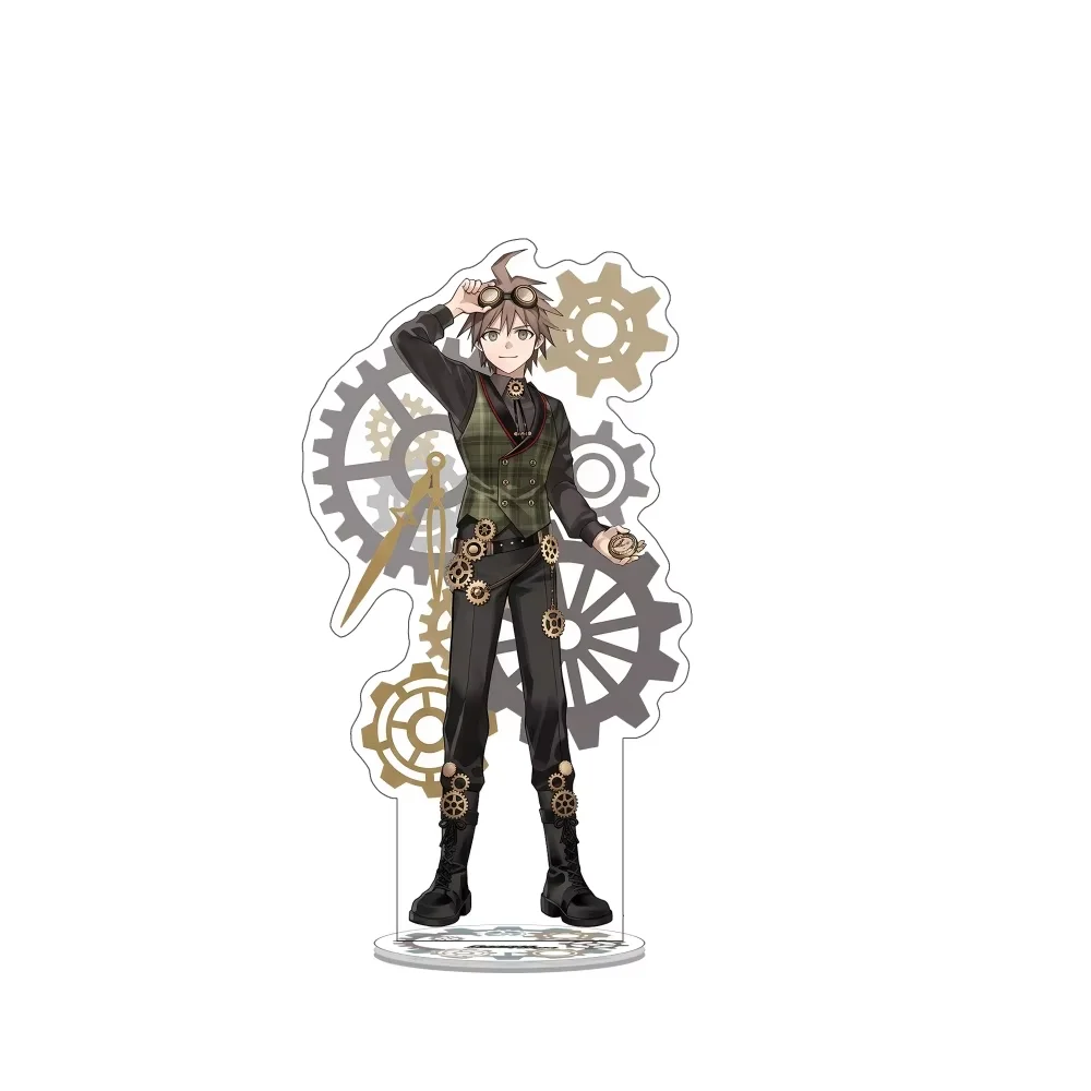New Anime Danganronpa Hajime Nagito Steampunk Outfit Acrylic Stand Keychain Figure Plate Desk Decoration Ornament Gifts for Fans