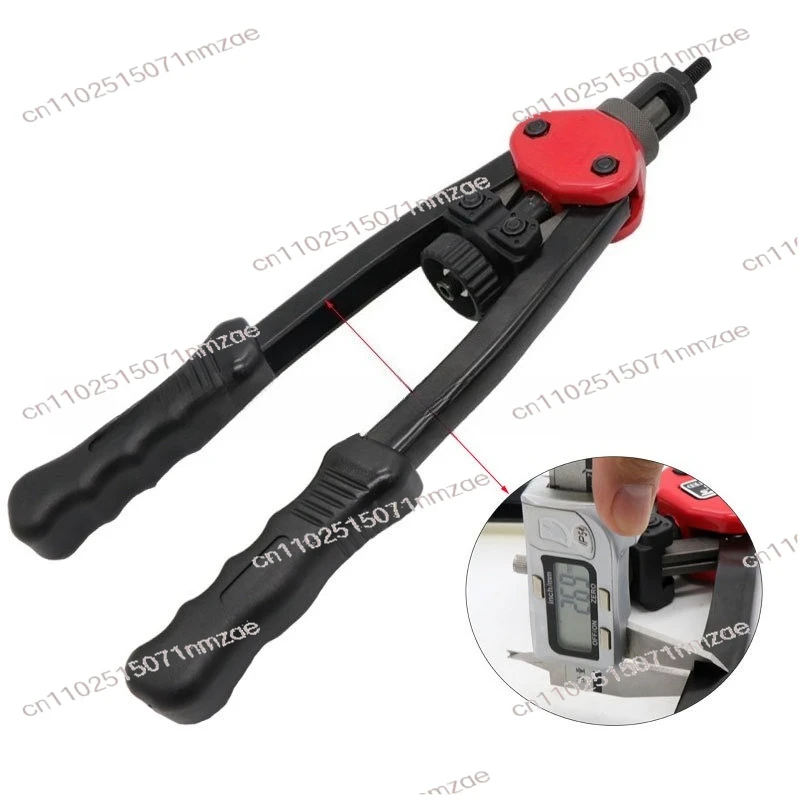 BT-605 Double-Handle Manual Rivet Nut Gun, Rivet Nut Tool, Rivet Nut Setting Tool for M3-M10 Nuts